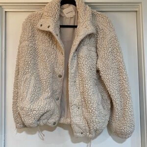 Cozy Beige Sherpa Jacket